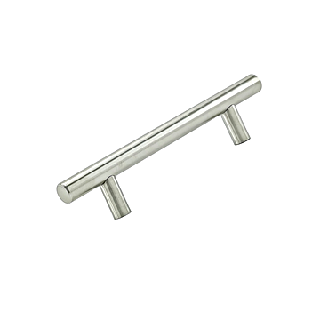 Puxador Haste Redonda Inox Escovado 096mm