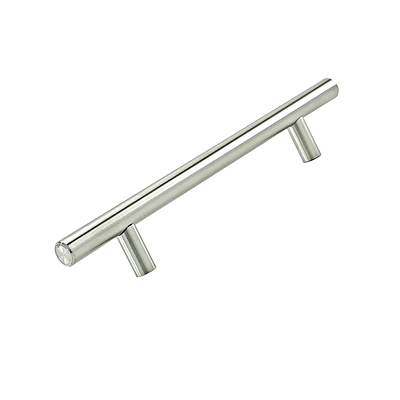 Puxador Haste Redonda Inox Escovado 128mm
