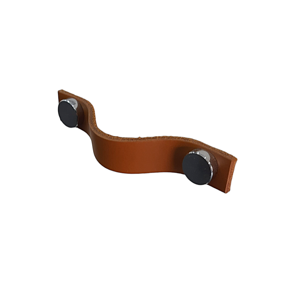 PUX FULL TAMPA 2 CM COURO LEGITIMO MARROM - UN