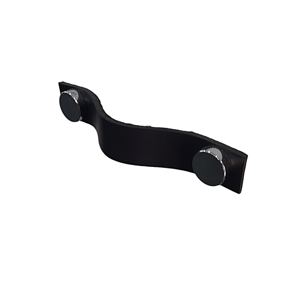 PUX FULL TAMPA 2 CM  COURO LEGITIMO PRETO - UN