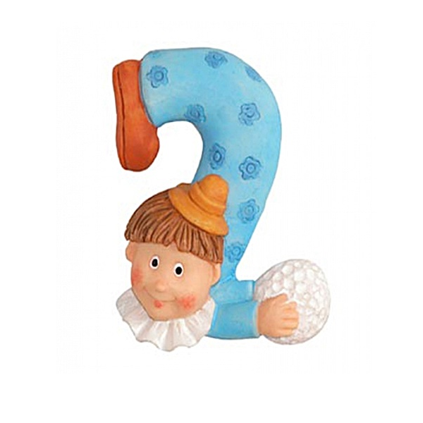 Puxador Infantil Palhaço 2 (Número Dois) 26140