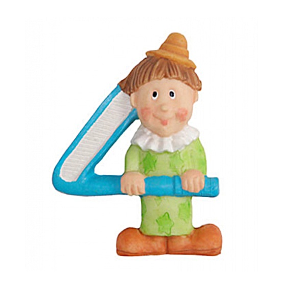 Puxador Infantil Palhaço 4 (Número Quatro) 26142