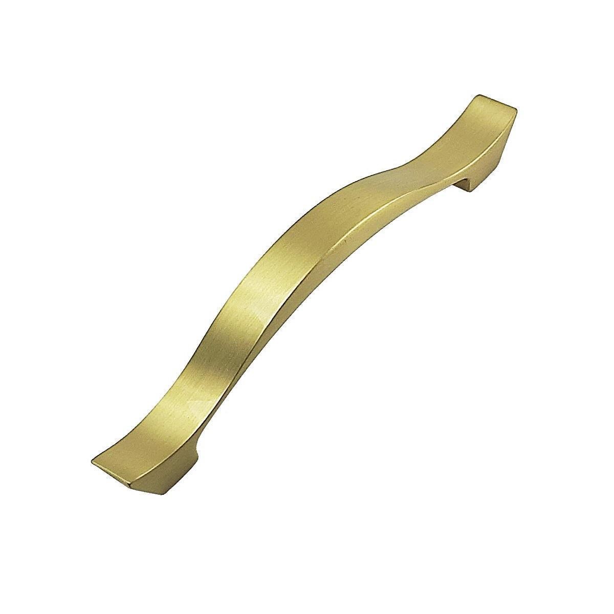 Puxador Mantova Dourado Escovado 128