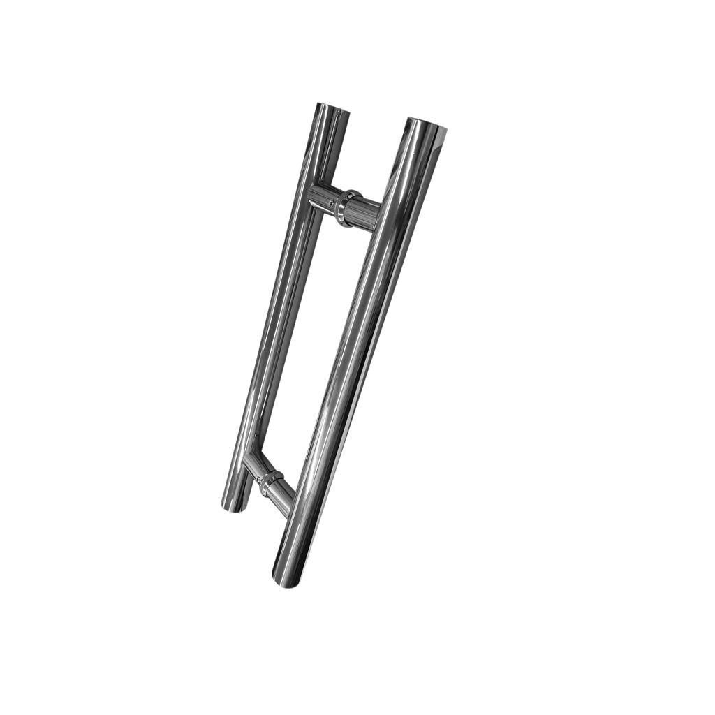 Puxador Duplo 32x300x450 Inox Polido