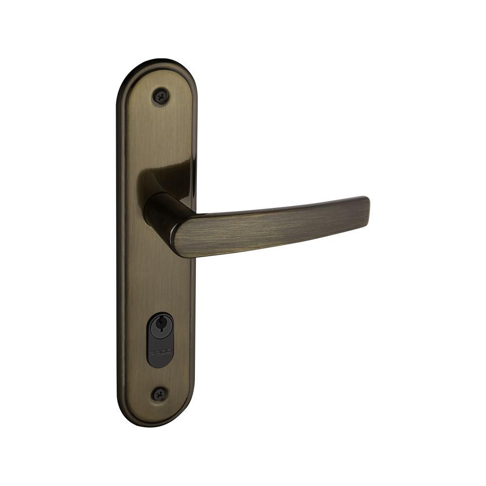 Fechadura Pado Externa Concept-401 Espelho Bronze Oxidado