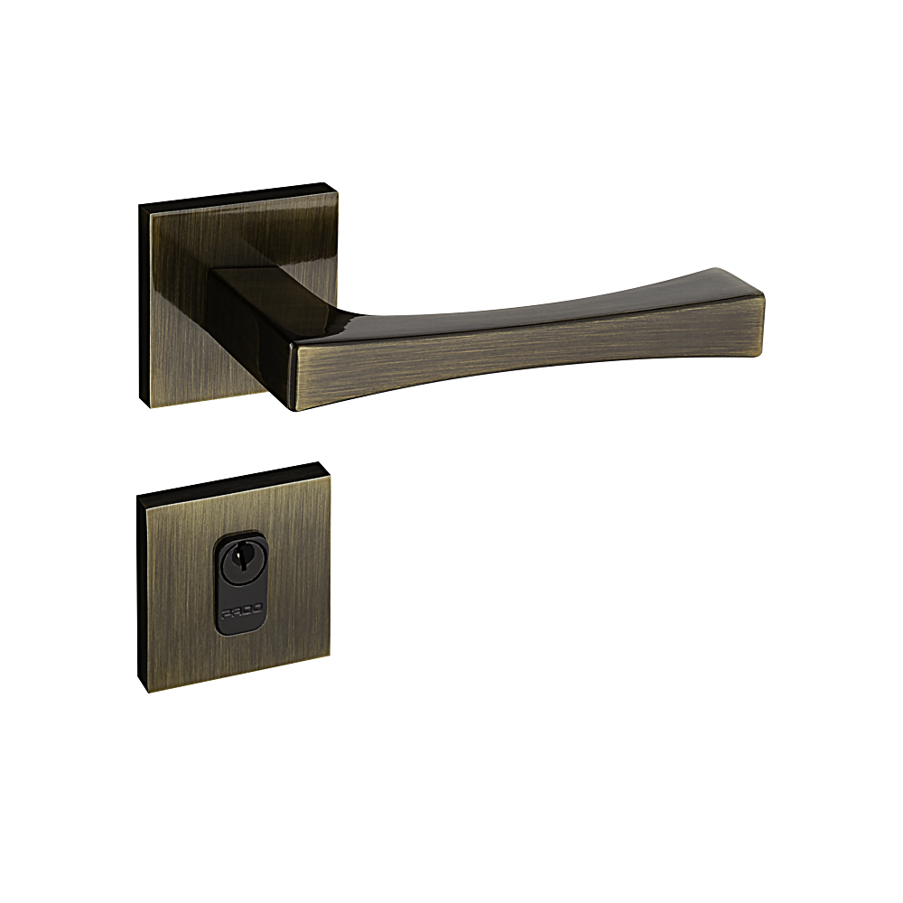 Fechadura Pado Externa Vivaldi-885/90 Roseta Bronze Oxidado