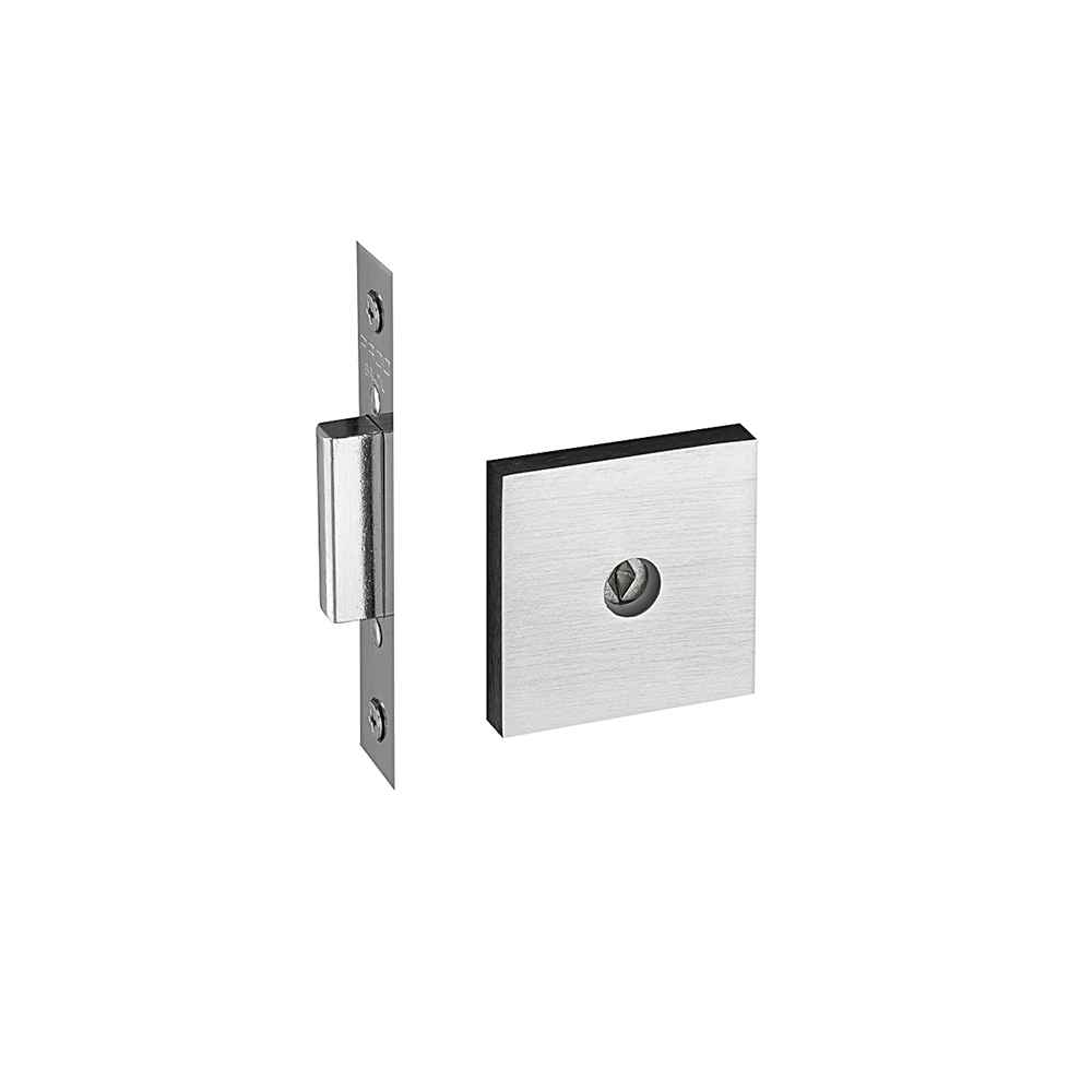 Trava Pado 1500 Roseta Quadrada Cromo Acetinado