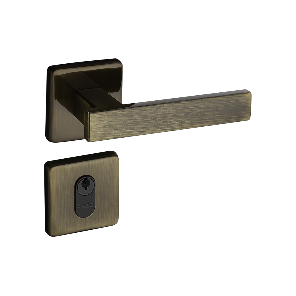 Fechadura Pado Externa Concept-408 Roseta Bronze Oxidado