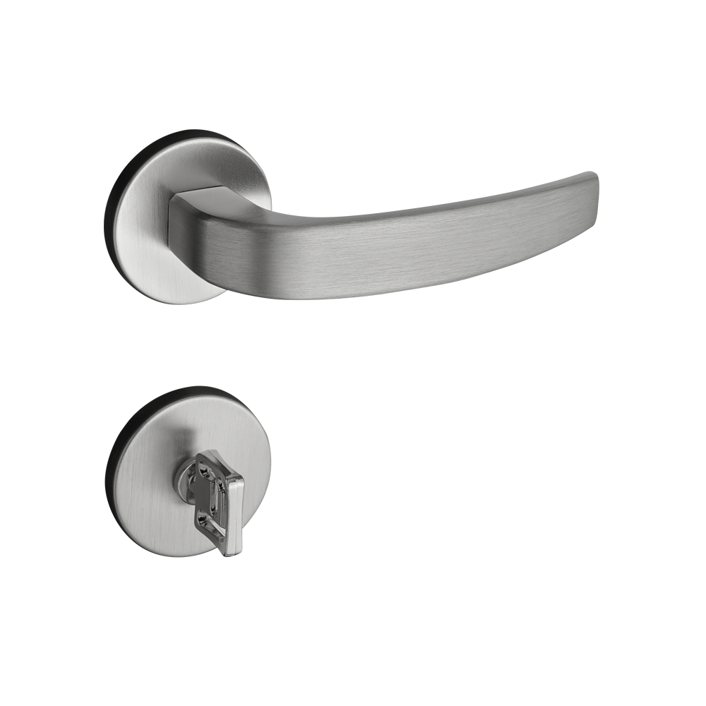 Fechadura Pado Banheiro Vic-930/90 Roseta Cromo Acetinado