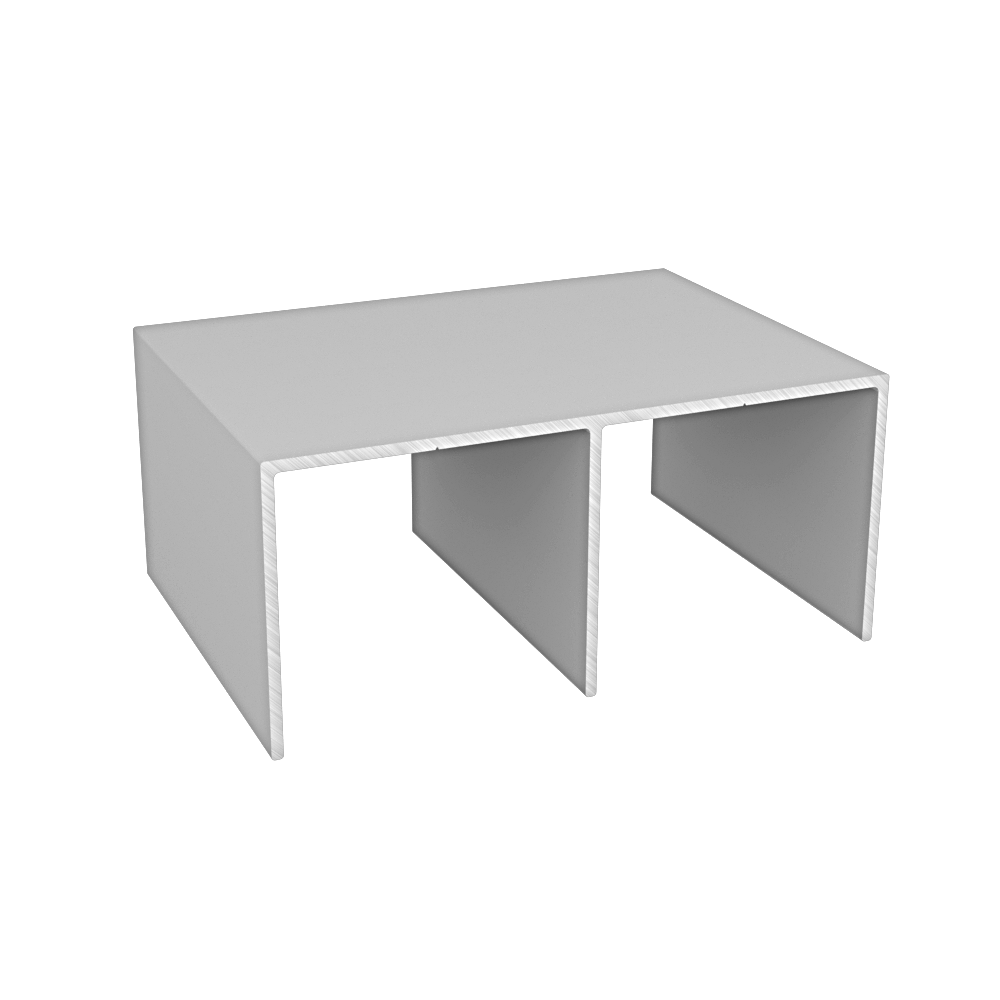 Perfil Trilho Superior RM-030 Anodizado 3 m