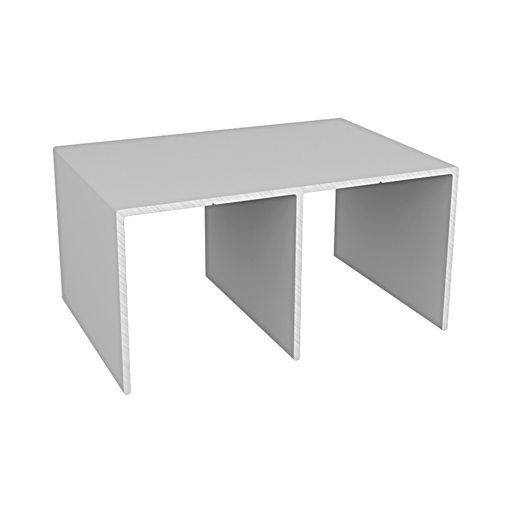 Perfil Trilho Superior RM-025 Anodizado 2 m