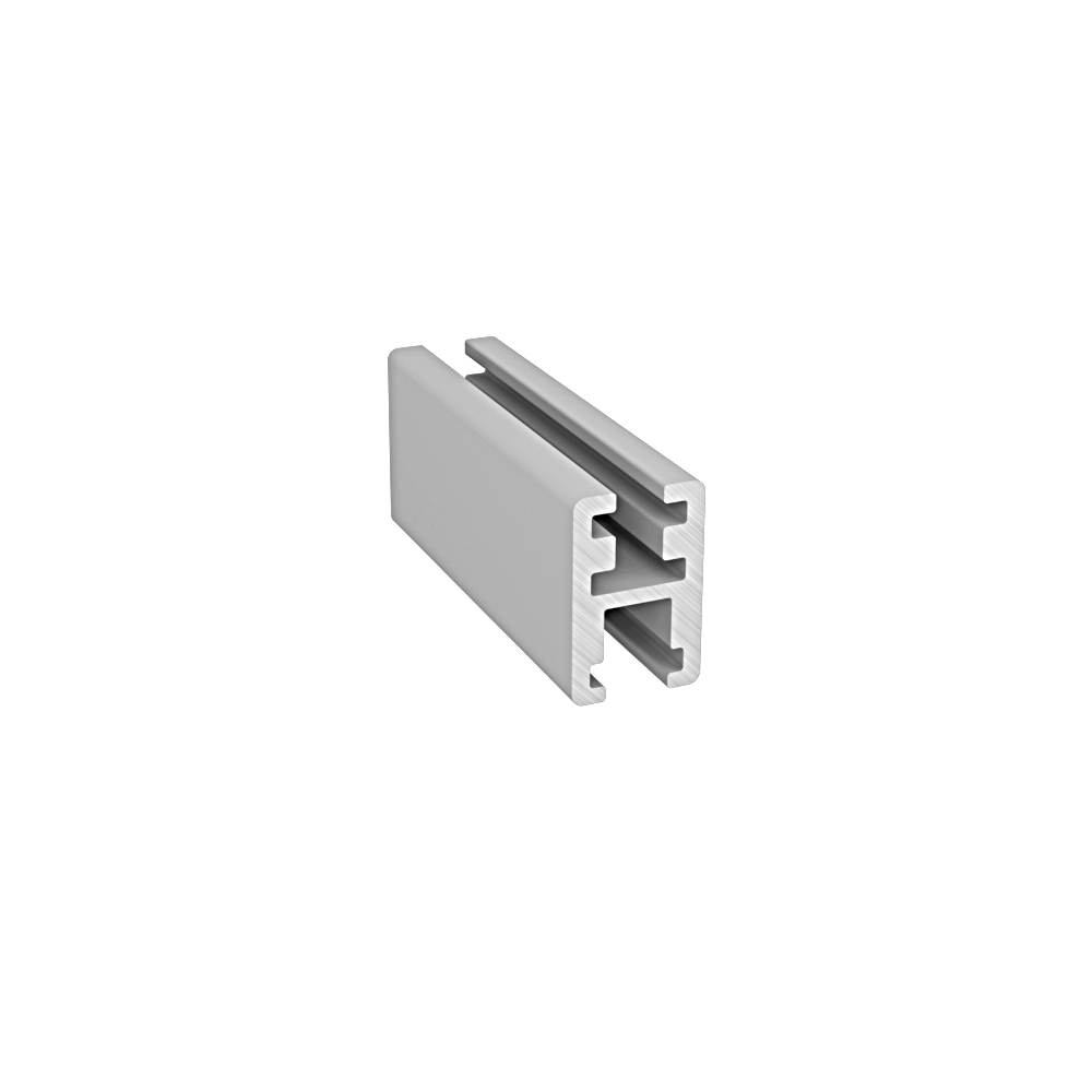 Perfil Porta de Vidro RM-044 Anodizado 2 m