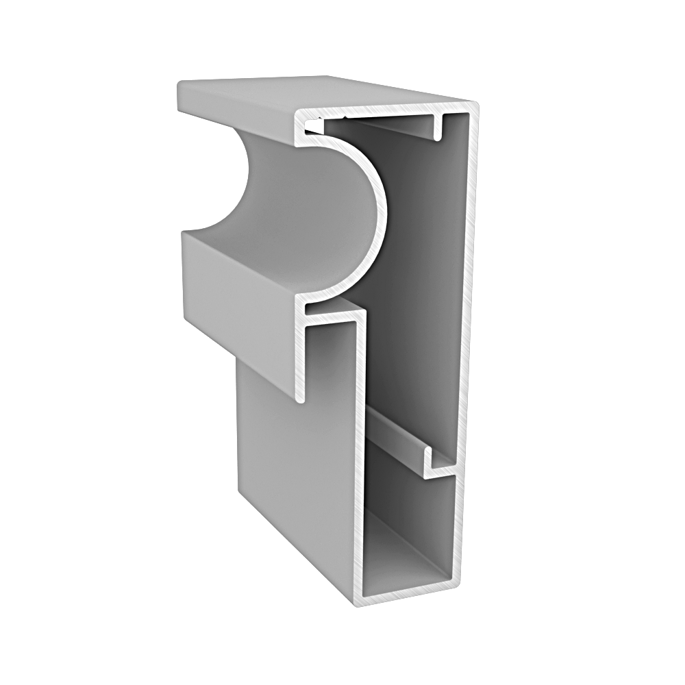Perfil Porta Puxador RM-109 Anodizado 3 m