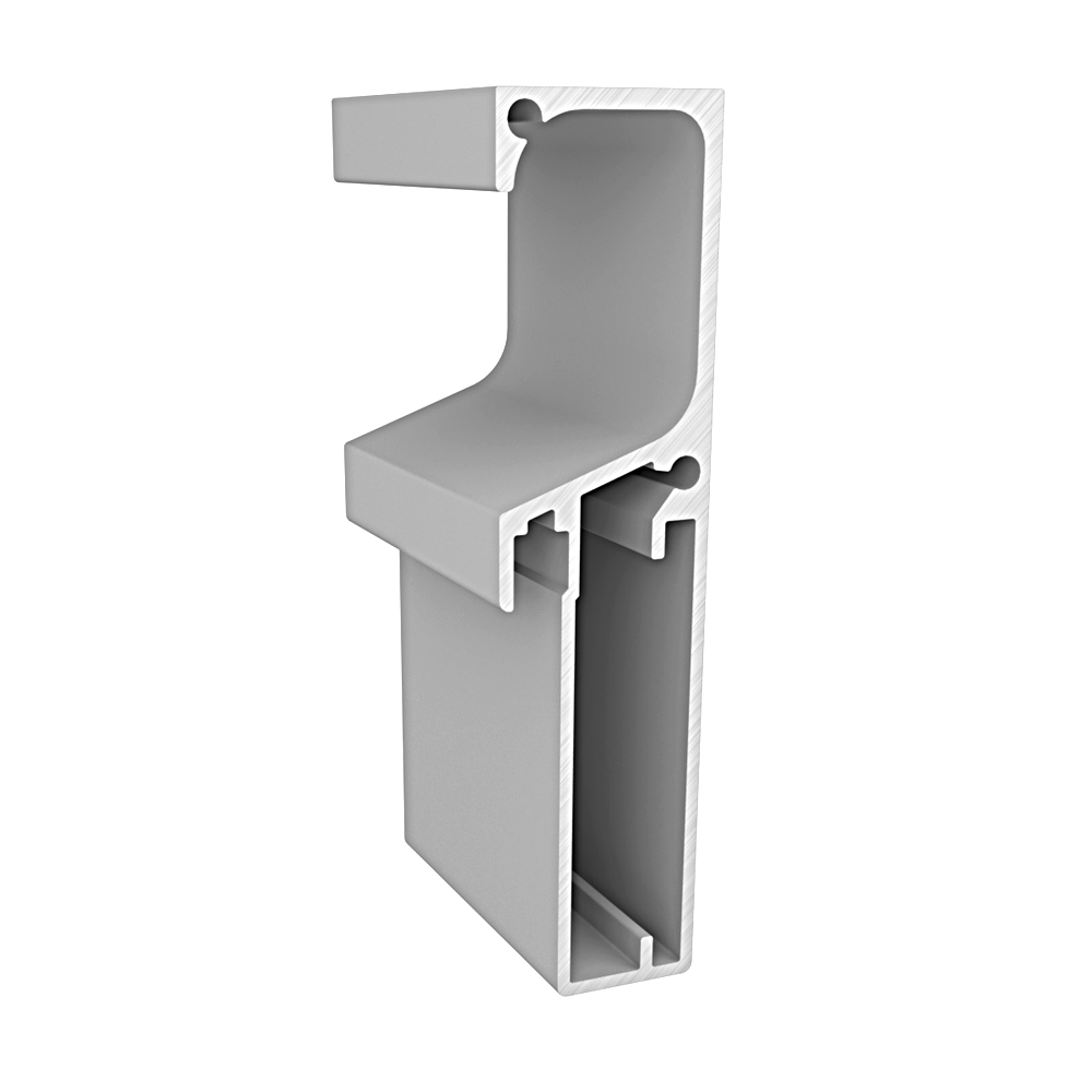 Perfil Porta Puxador RM-179 Anodizado 3 m