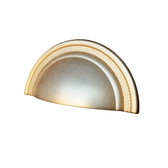 Puxador Vanille Ouro Fosco
