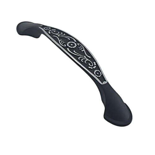 Puxador Amalfi Preto 96mm