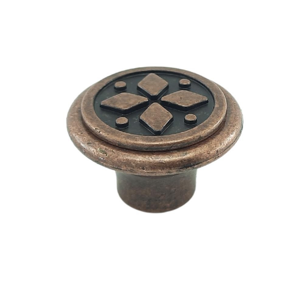 Puxador Totem Cobre Velho Polido