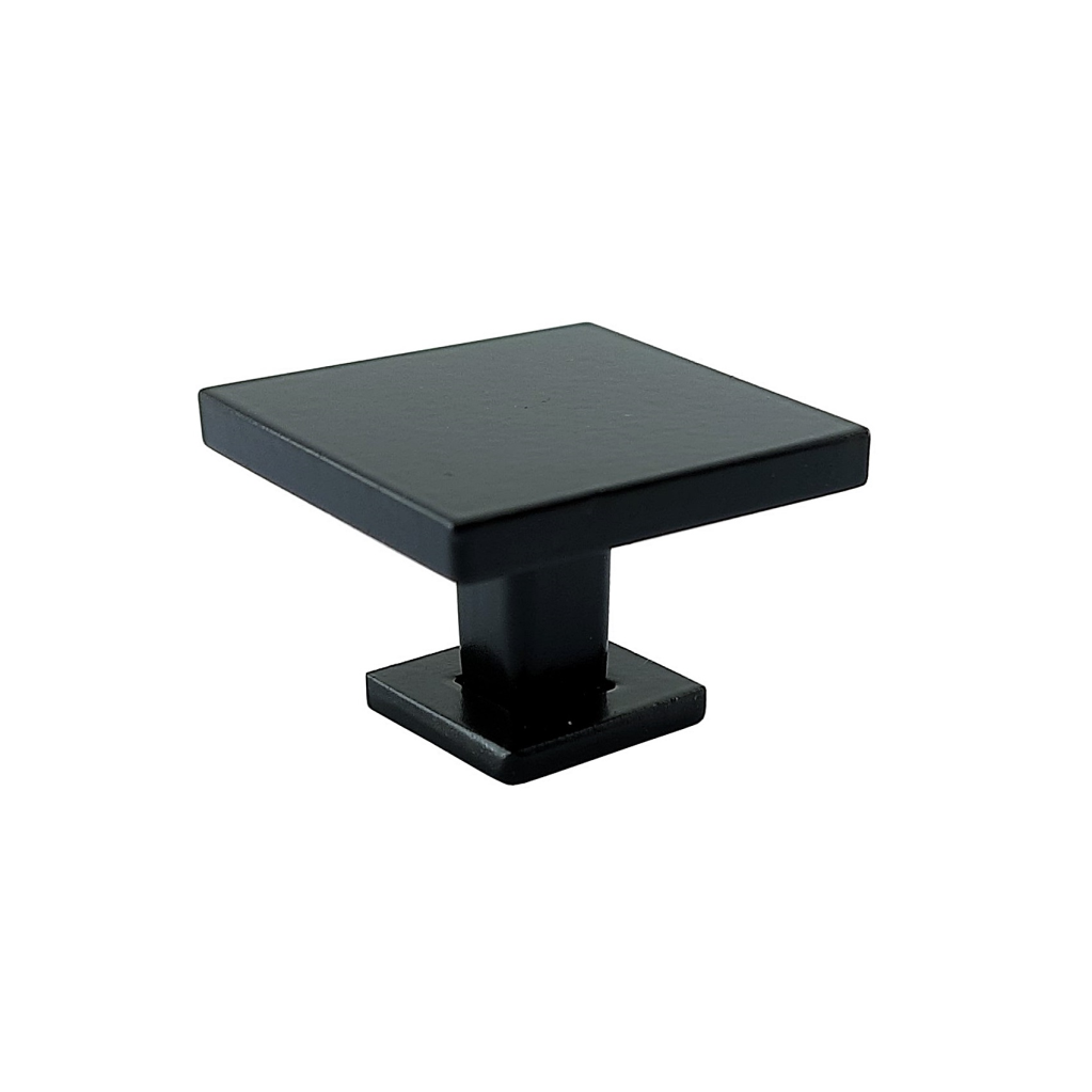 Puxador Quadrado 35 Preto Acetinado