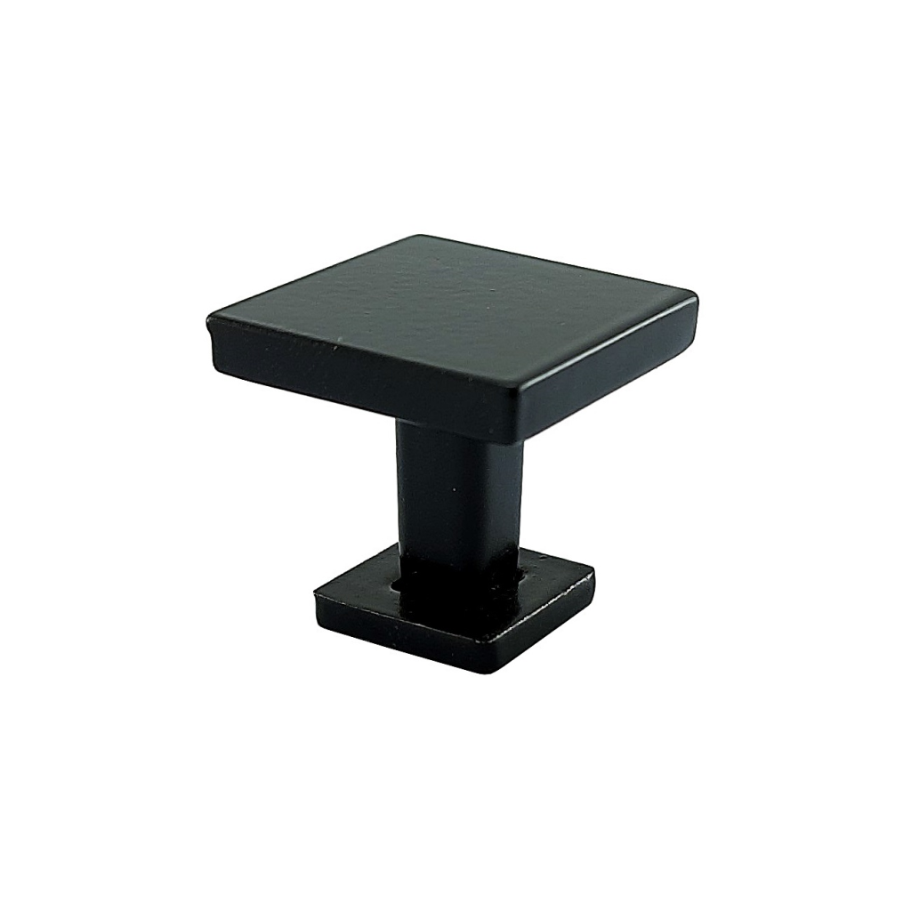 Puxador Quadrado 25 Preto Acetinado