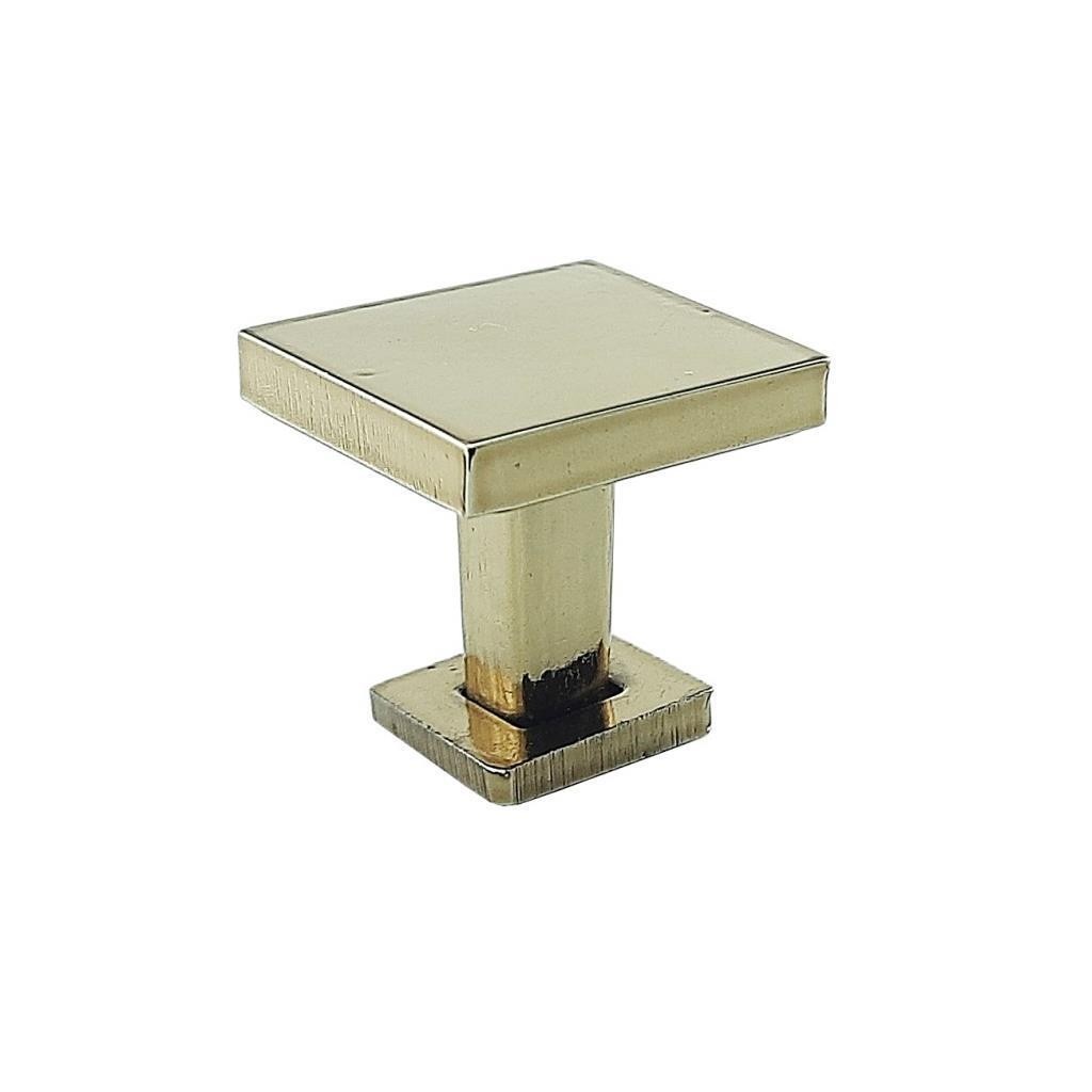 Puxador Quadrado 25 Dourado