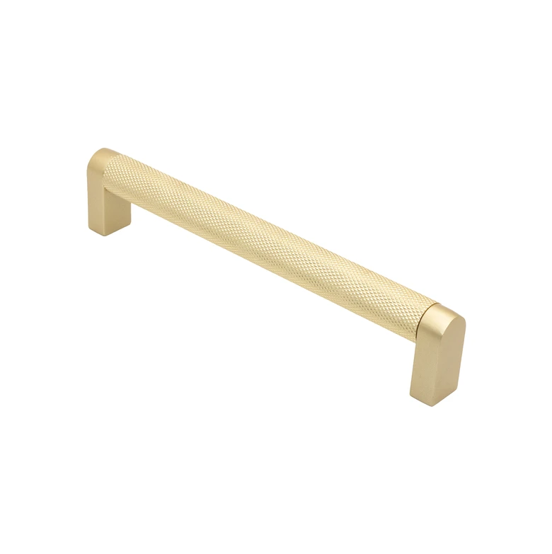 Puxador Rigato Dourado Escovado 160mm