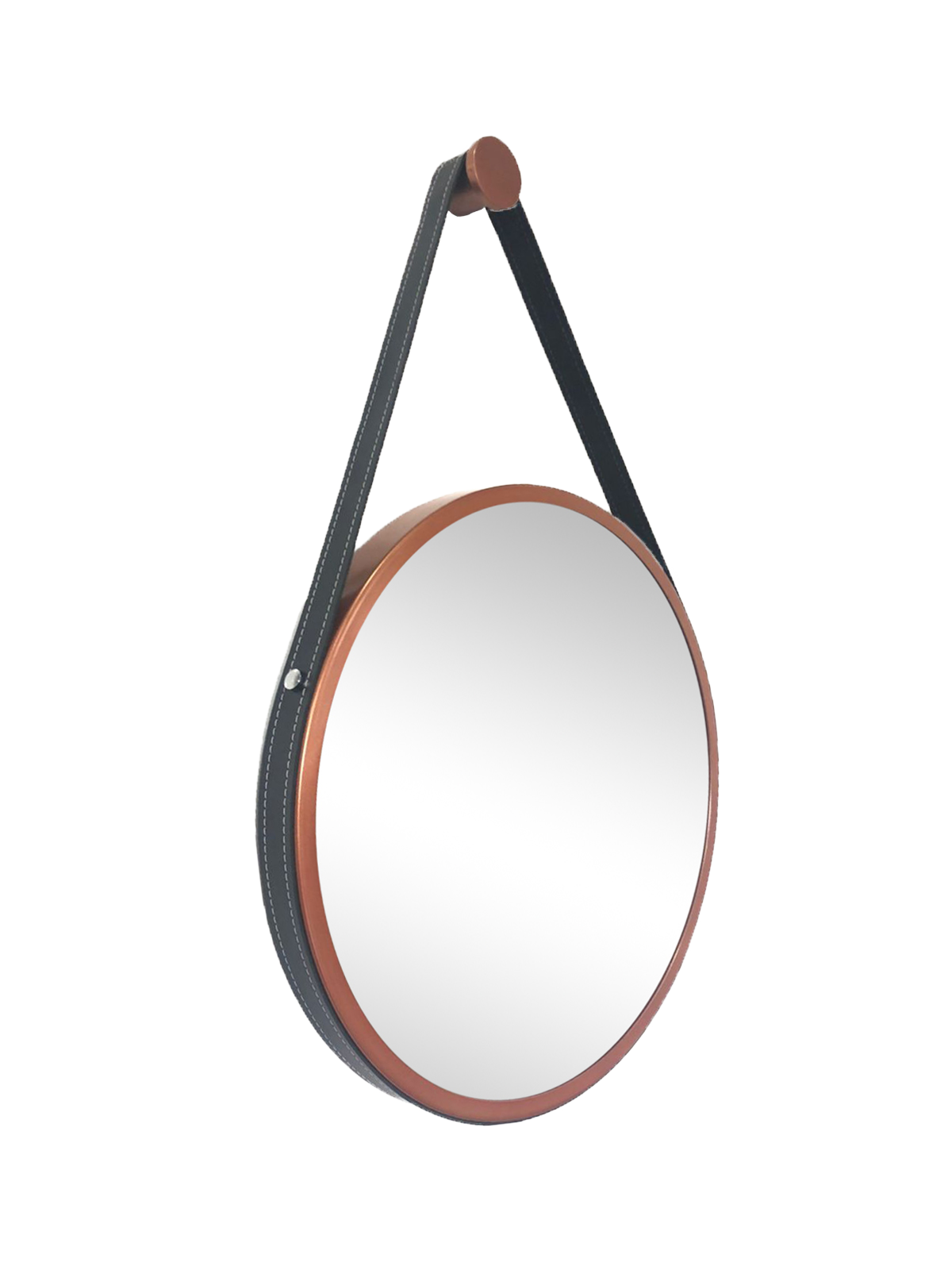 Espelho ADNET 40 cm Cobre/Preta