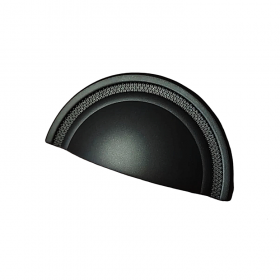 Puxador Vanille Preto Fosco