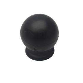 Puxador Bola Preto Fosco
