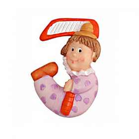 Puxador Infantil Palhaço 3 (Número Três) 26141