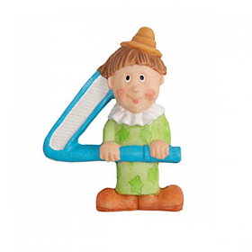 Puxador Infantil Palhaço 4 (Número Quatro) 26142