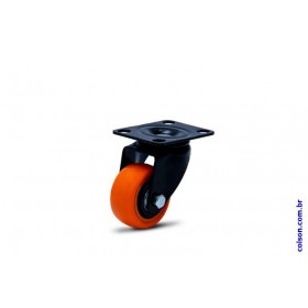 Rodízio 40mm Placa Giratório - 6233