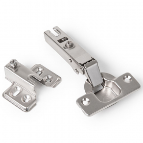 Dobradiça de Pressão 35mm Reta Slide On Soft Close