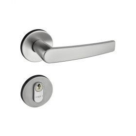 Fechadura Pado Externa Concept-401 Roseta Cromo Acetinado