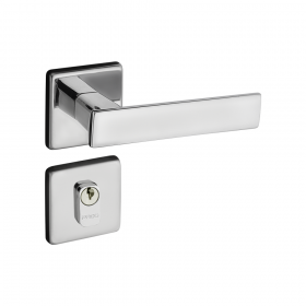 Fechadura Pado Externa Quadra-701/80 Roseta Cromado