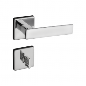 Fechadura Pado Banheiro Quadra-701/80 Roseta Cromado