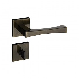 Fechadura Pado Banheiro Vivaldi-885/90 Roseta Bronze Oxidado