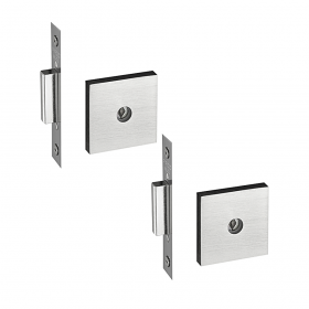 Trava Pado 11500 Roseta Quadrada Cromo Acetinado