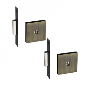 Trava Pado 11500 Roseta Quadrada Bronze Oxidado