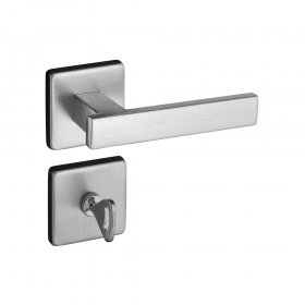 Fechadura Pado Banheiro Concept-408 Roseta Cromo Acetinado