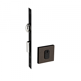 Fechadura Rolete Pado 453 Roseta Quadrada Corten