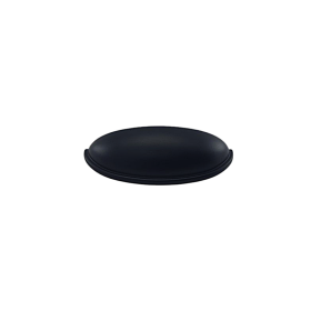 Puxador Luna Preto Fosco 64mm