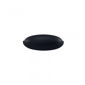 Puxador Luna Preto Fosco 64mm
