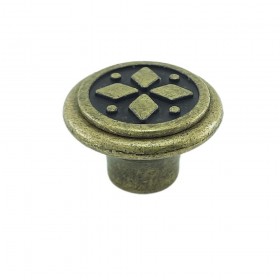 Puxador Totem Ouro Velho Polido