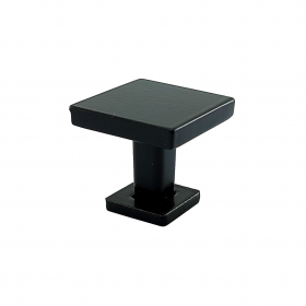 Puxador Quadrado 25 Preto Acetinado