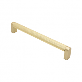 Puxador Rigato Dourado Escovado 192mm